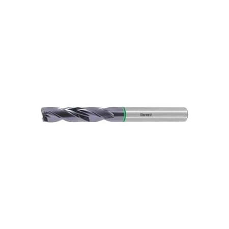 Garant Solid Carbide Drill, Plain Shank, 180 Deg, TiAlN Coated, 6.5 mm 122506 6,5